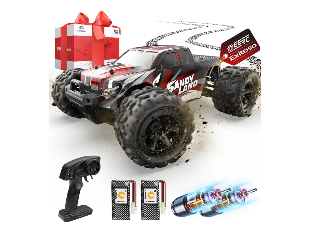 DEERC 9300E RC Monster Truck — Black