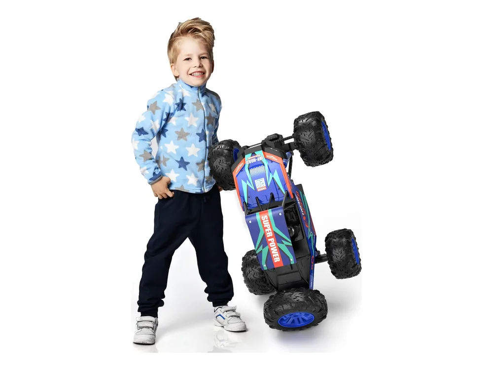 DEERC 1:8 RC Monster Truck — Classic Blue