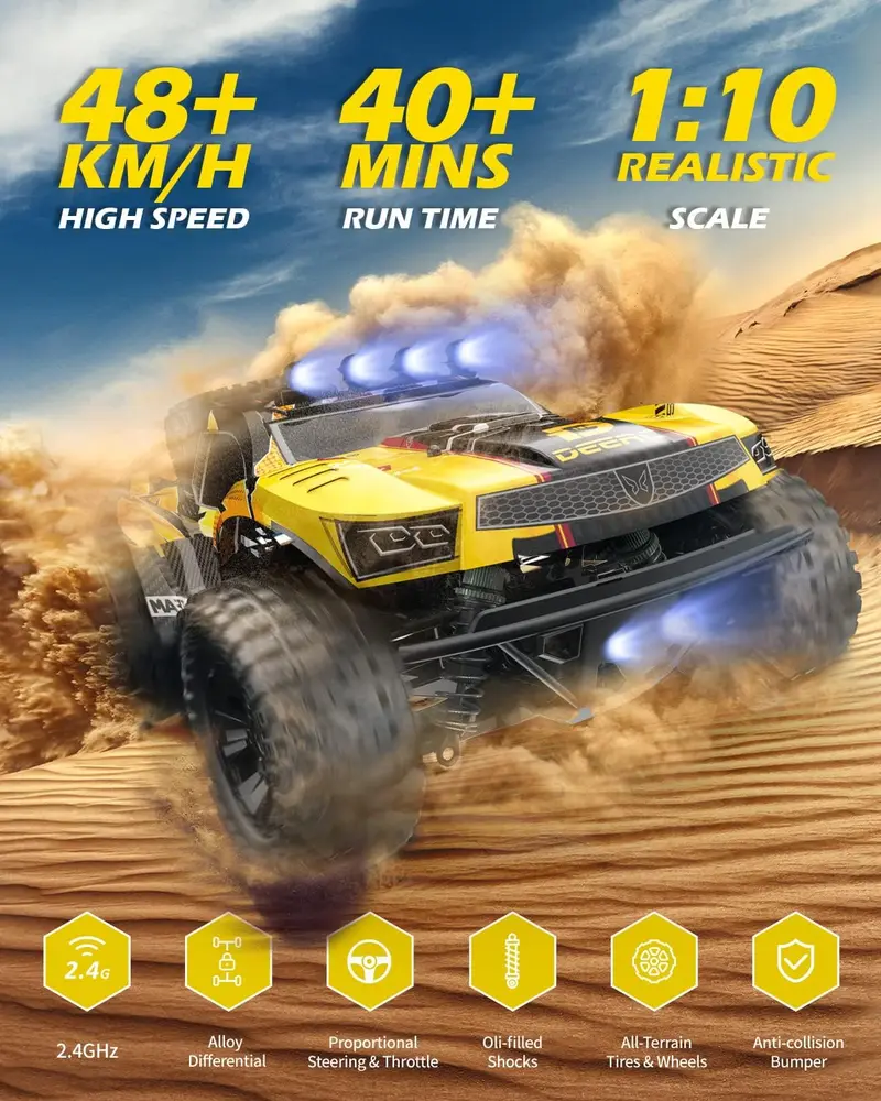 DEERC 9201E Short Course RC Truck product features