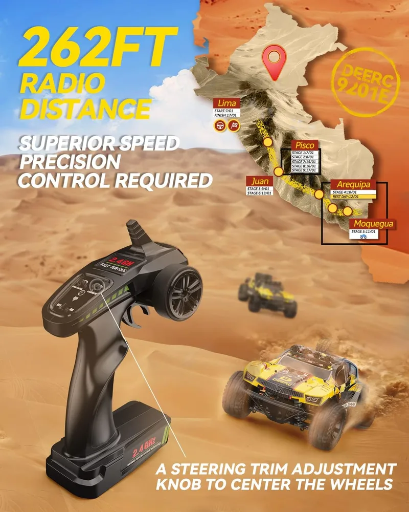 DEERC 9201E Short Course RC Truck image 5