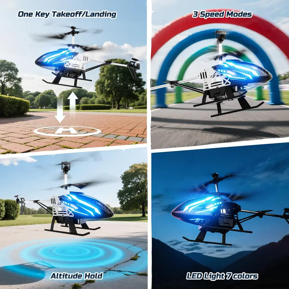 DEERC DE23 LED RC Helicopter image 5