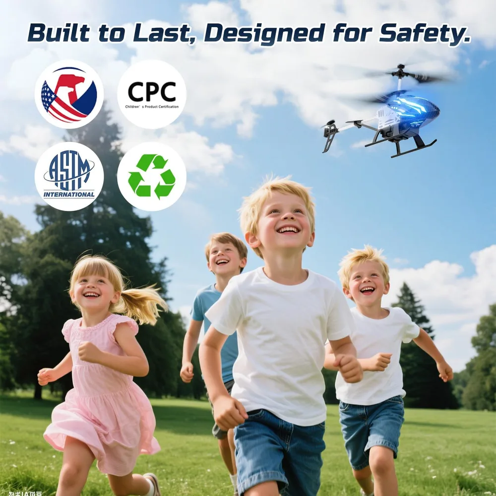 DEERC DE23 LED RC Helicopter image 6