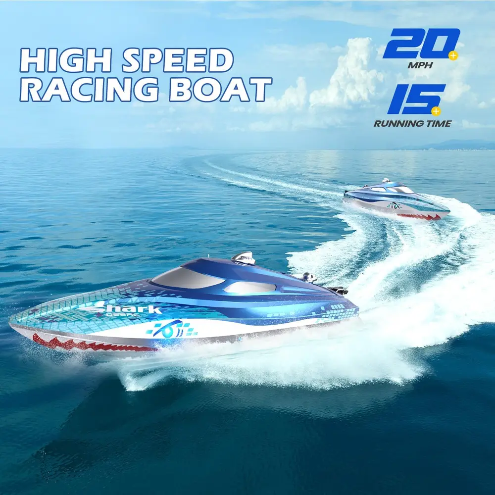 DEERC HJ812 Shark RC Racing Boat image 4