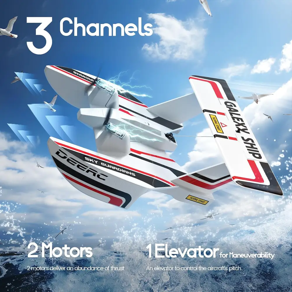 DEERC Z62 Amphibious RC Plane image 4