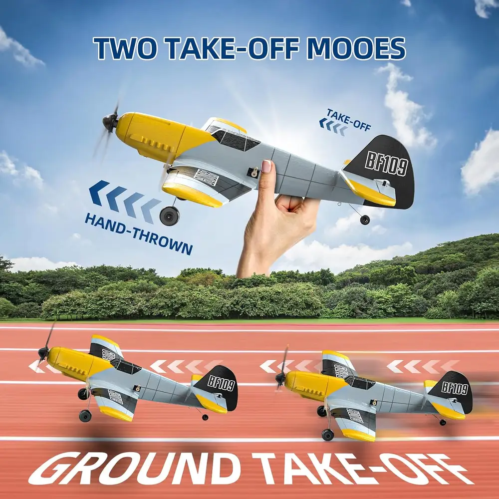 DEERC BF-109 3CH RC Plane image 5