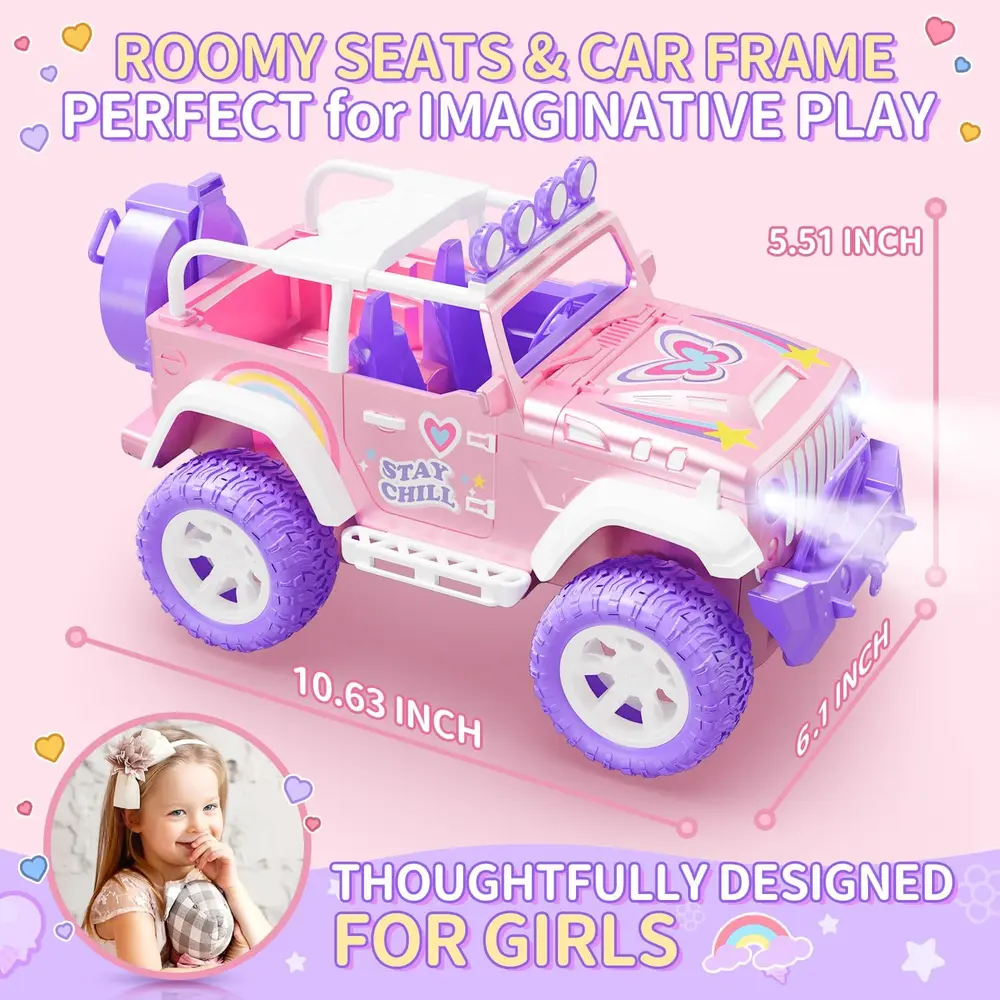 DEERC DE86 RC SUV with Mist & Music product features