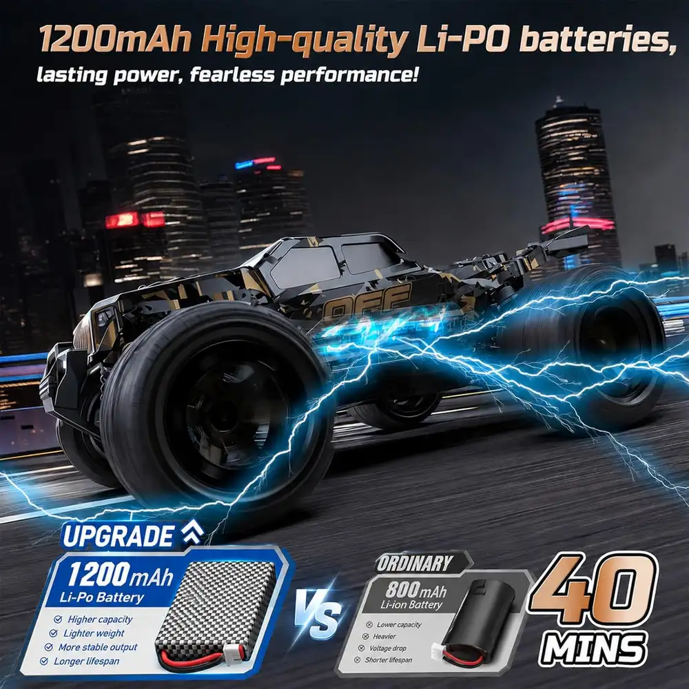 DEERC 9309E RC Off-Road Truck image 6