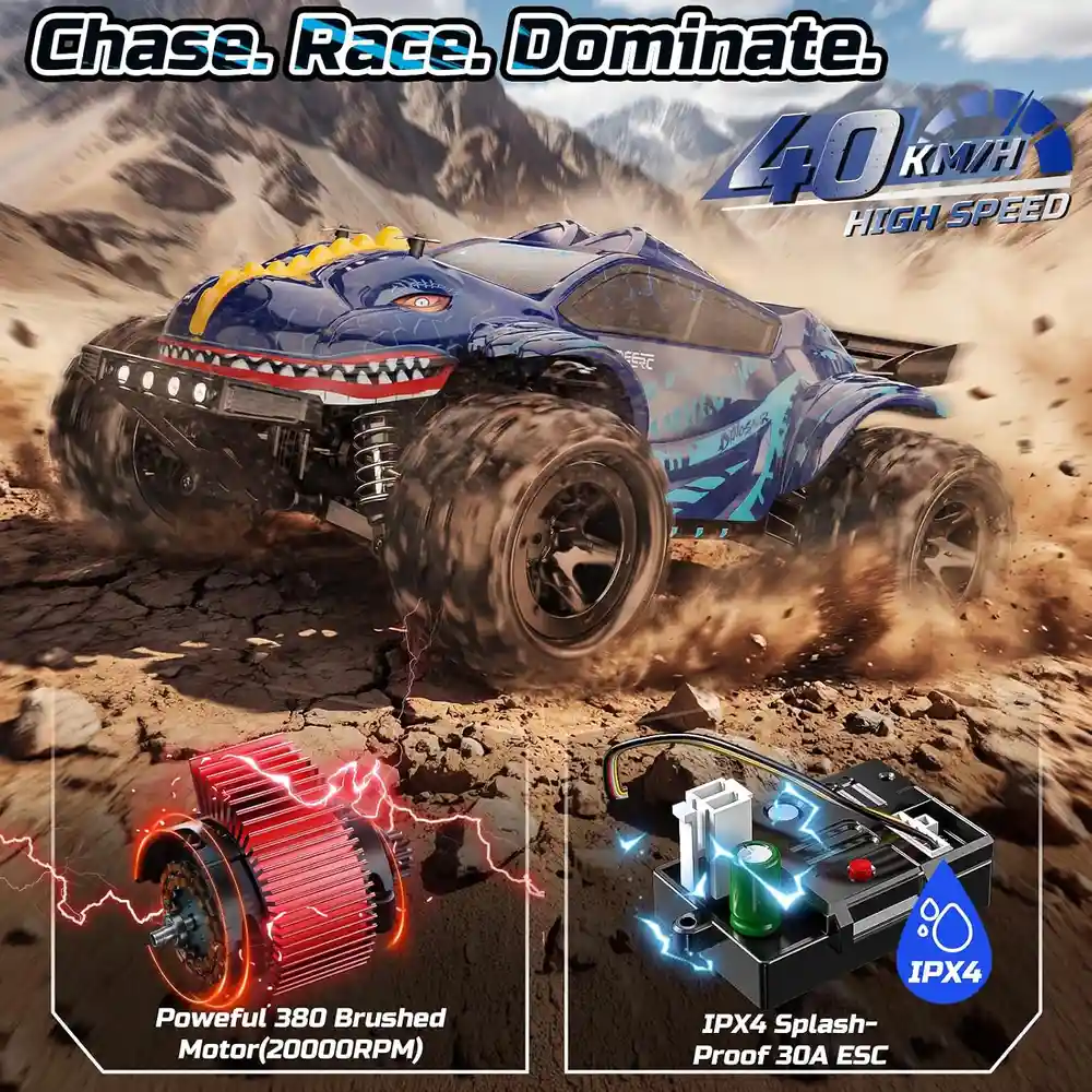 DEERC 9308E Dinosaur RC Truck image 2