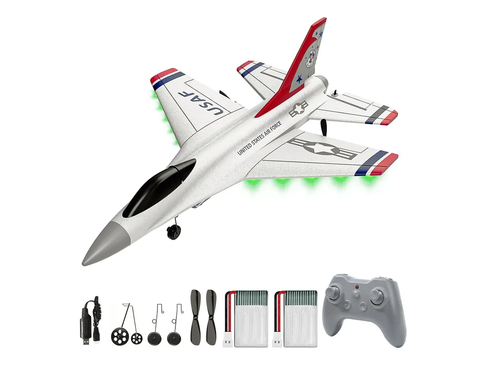 DEERC F16 Thunderbirds RC Plane — F16-WT