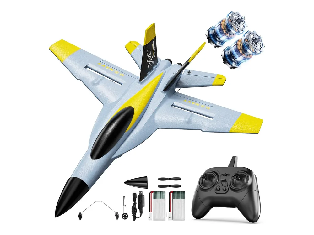 DEERC F18 4CH RC Jet — Grey