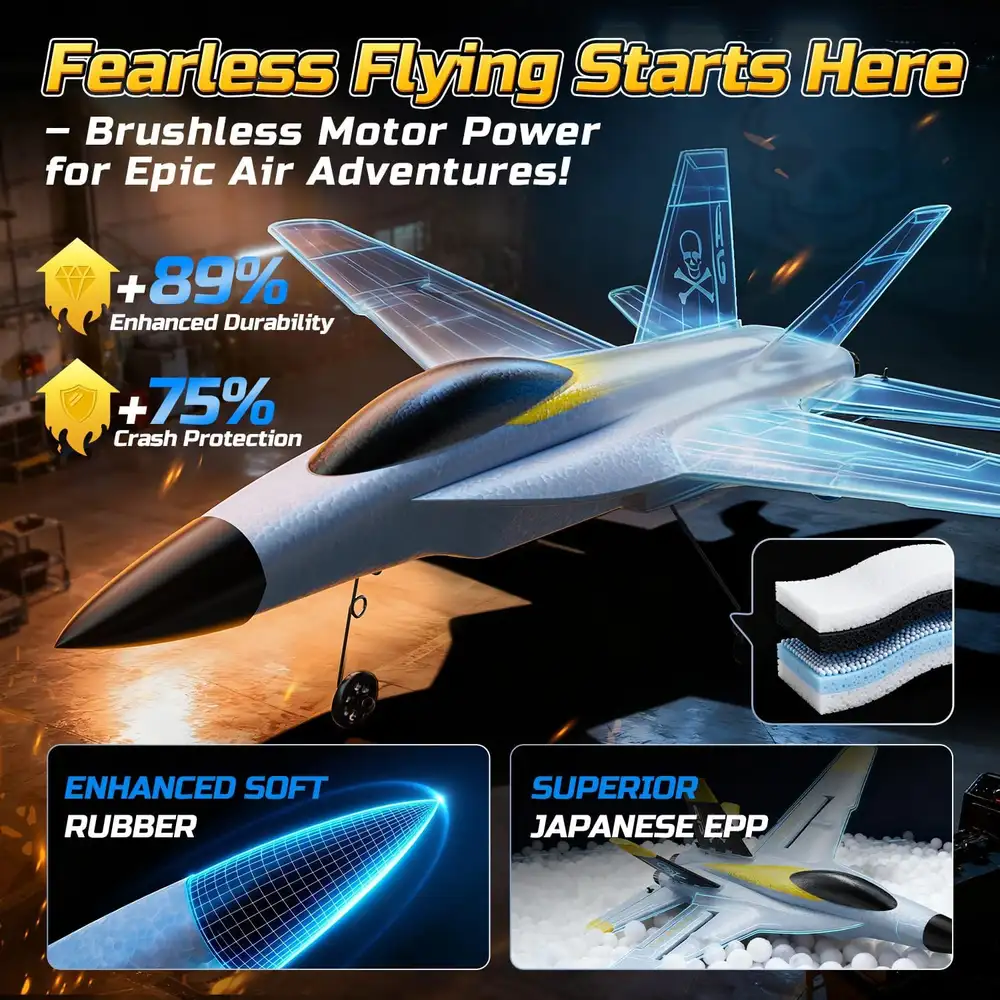 DEERC F18 4CH RC Jet product features