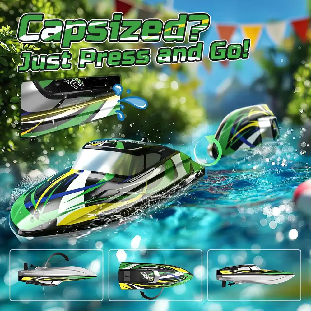 DEERC TX626 RC Racing Boat image 4