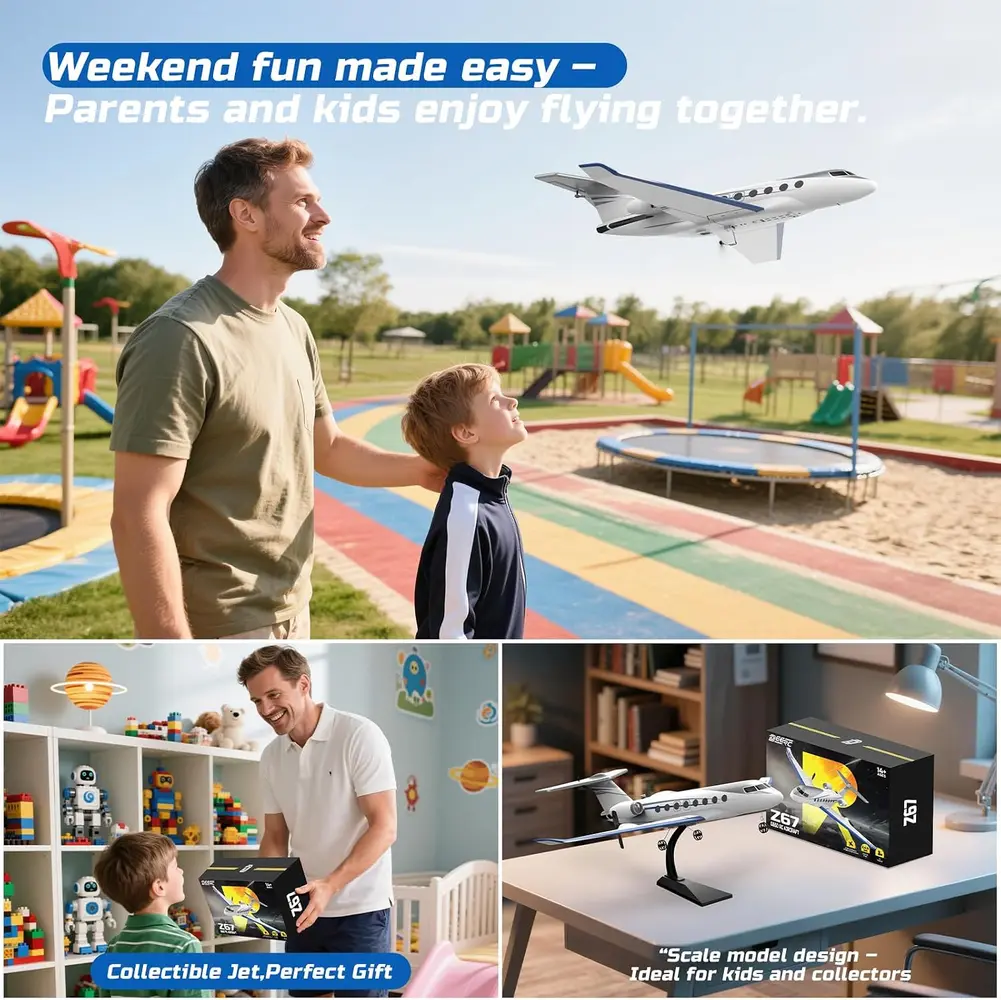 DEERC Z67 Private Jet RC Plane image 6