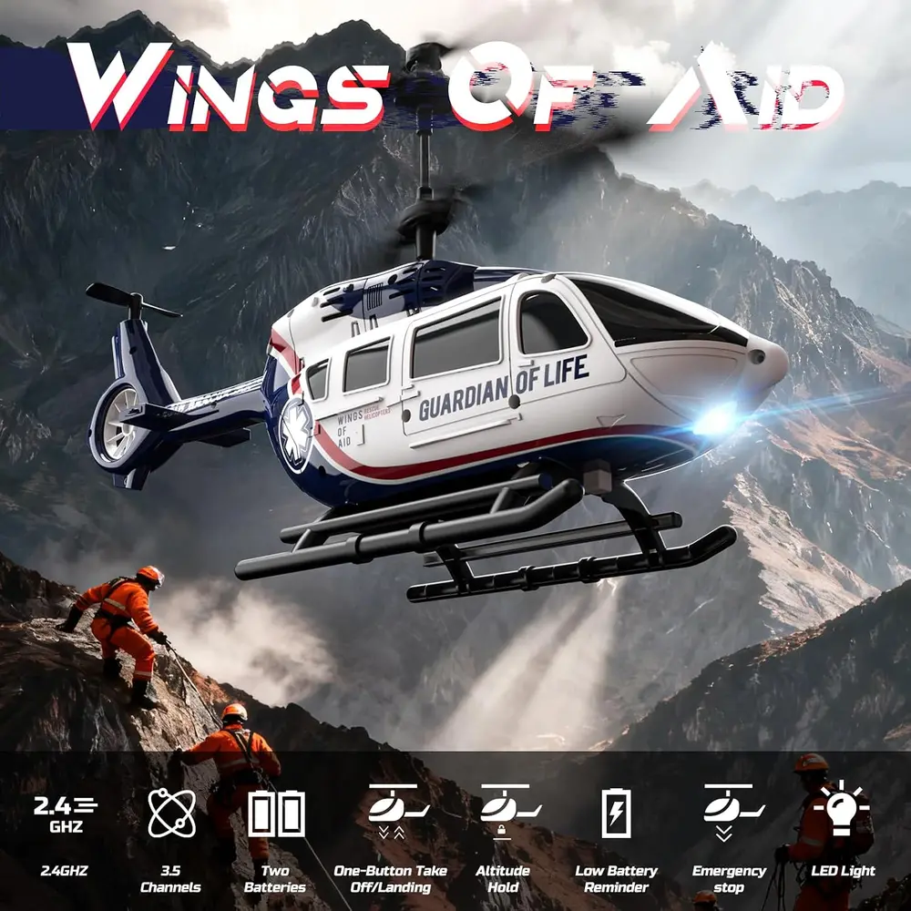 DEERC SQN002 RC Helicopter product features