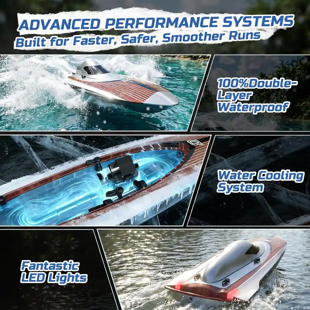 DEERC TX766 Brushless RC Boat image 5