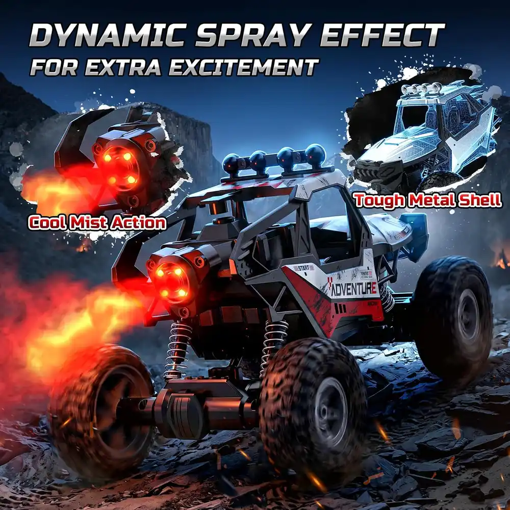 DEERC DE125 RC Monster Truck product features