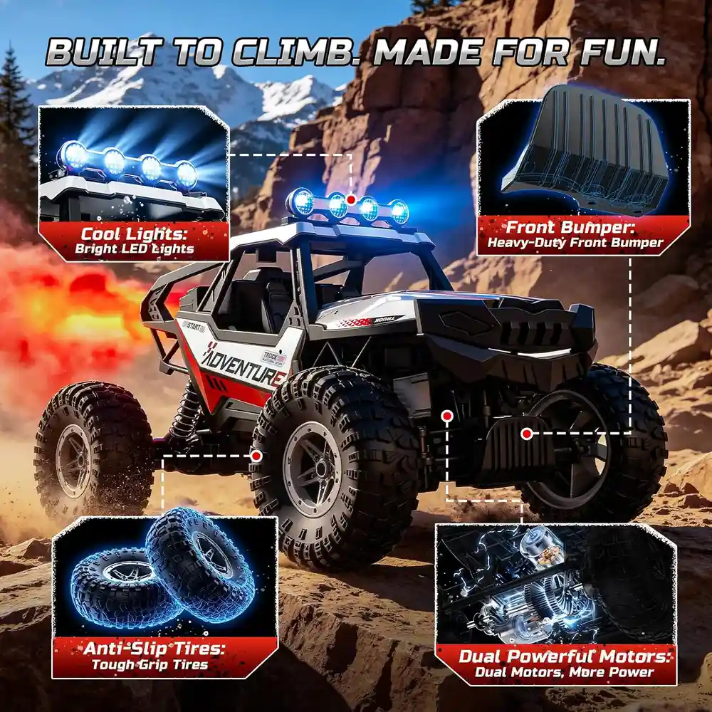DEERC DE125 RC Monster Truck image 3