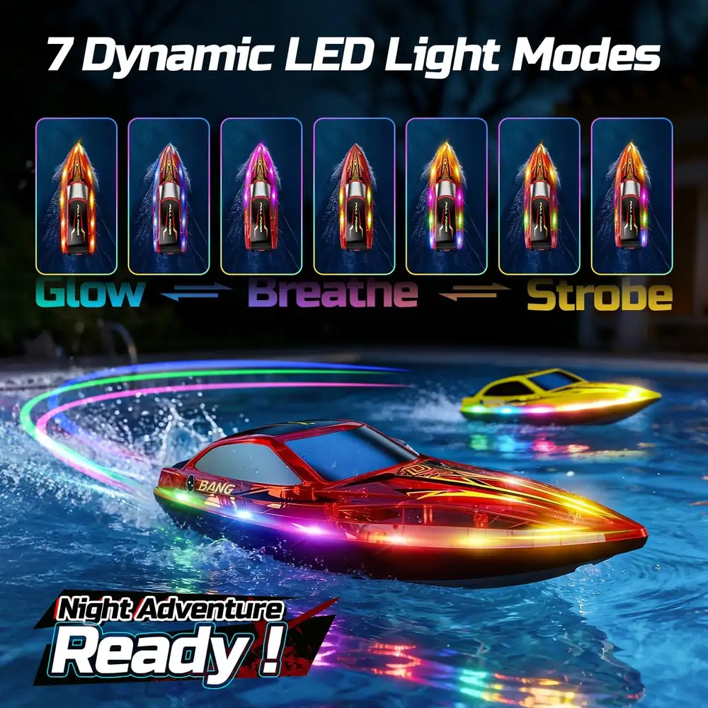 DEERC HJ825 RC Boat Twin Pack image 5