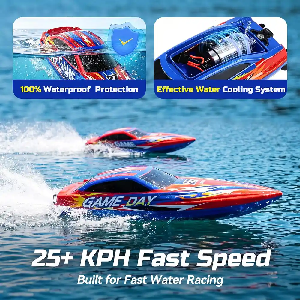 DEERC HJ826 RC Racing Boat product features