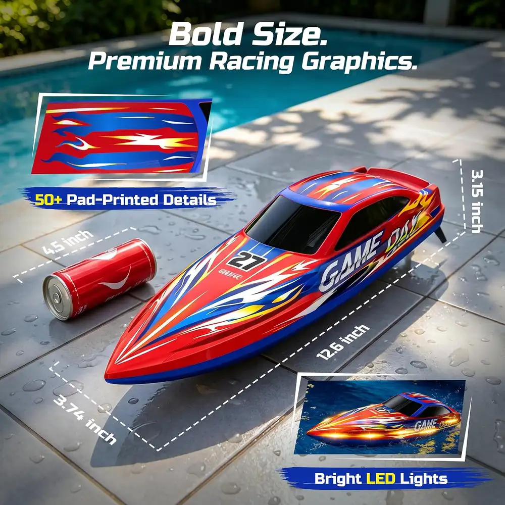 DEERC HJ826 RC Racing Boat image 5